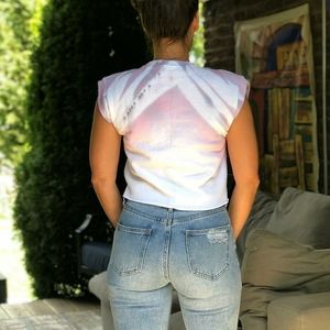 Tiedye sweatshirt cropped